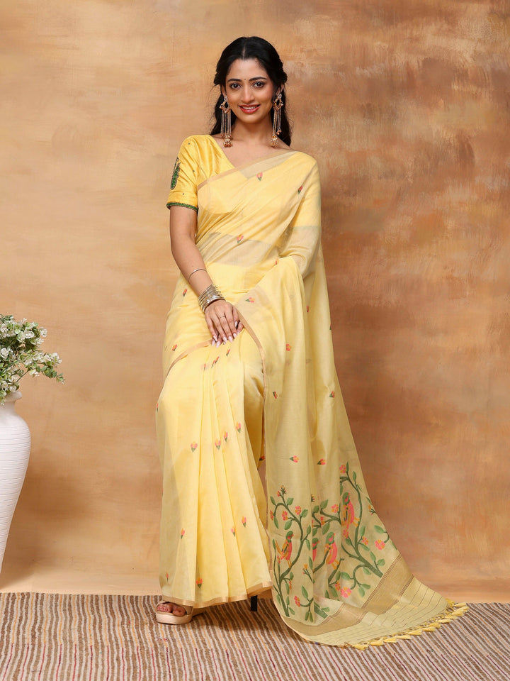 Woven Design Tussar Silk Saree