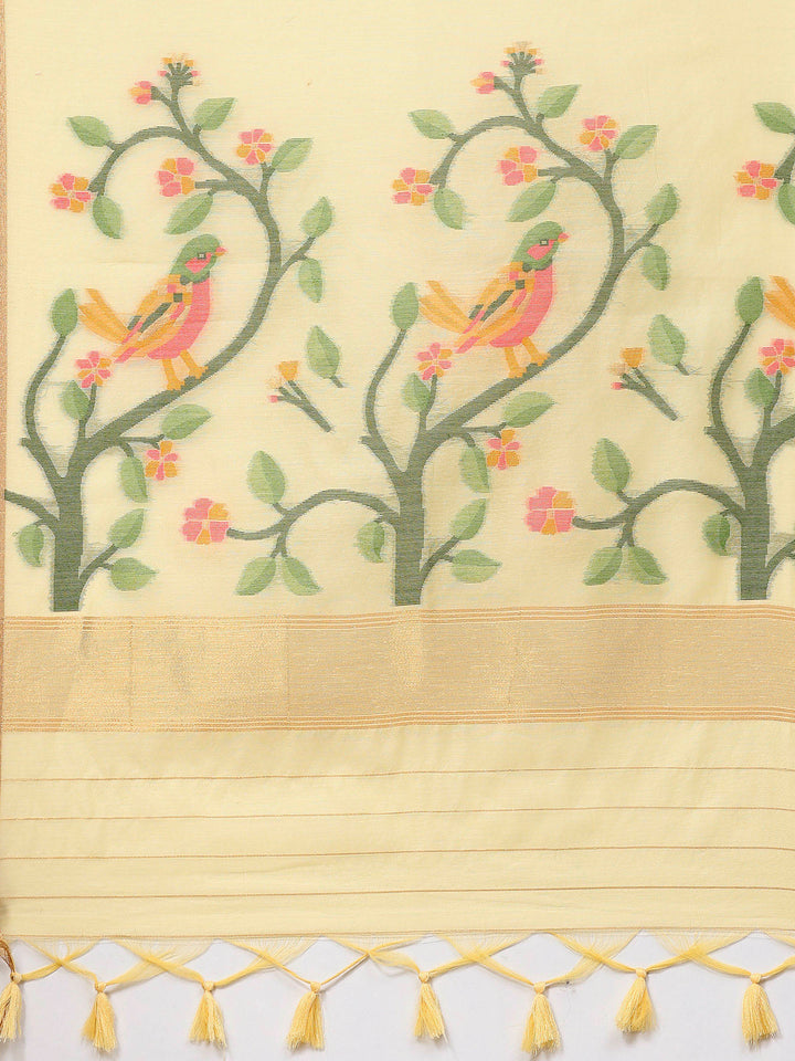 Woven Design Tussar Silk Saree