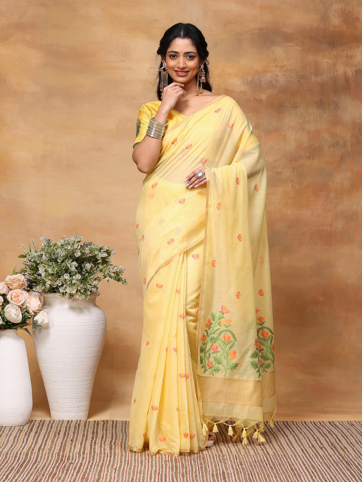 Woven Design Tussar Silk Saree