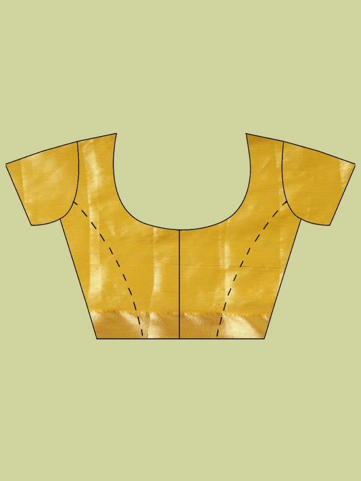 Mustard Woven Design Art Silk Saree