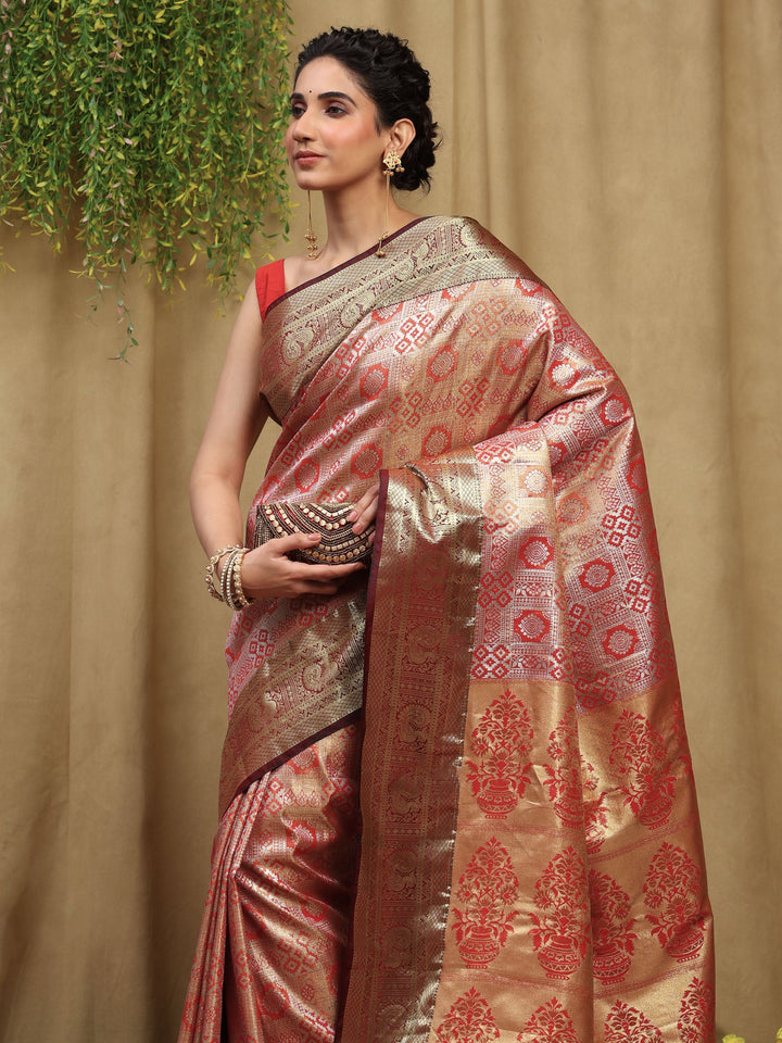 Woven Design Art Silk Saree