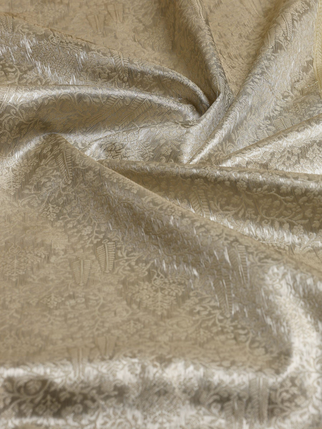 Off White Woven Design Art Silk Saree