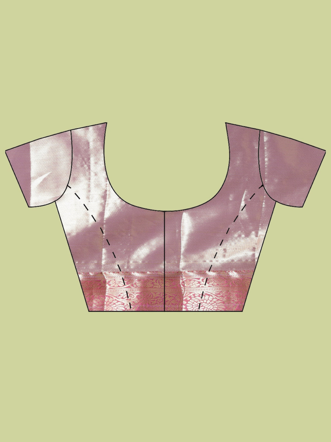 Lavender Woven Design Art Silk Saree