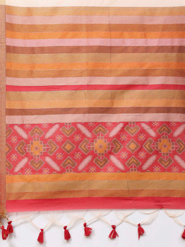 Woven Design Tussar Silk Saree