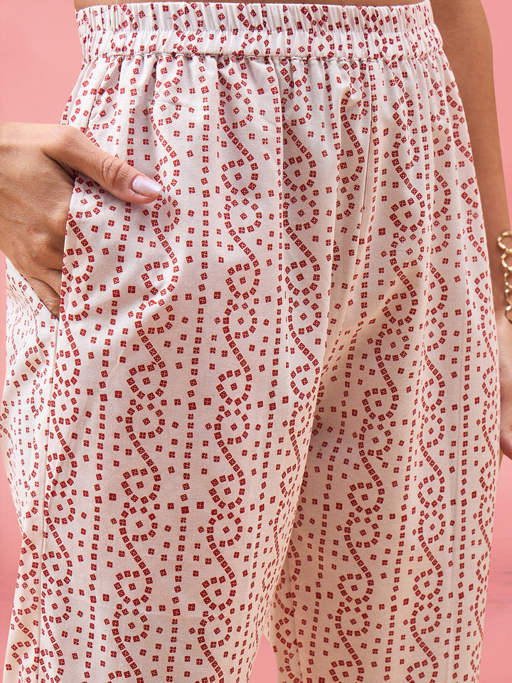 Printed Cotton Kurta Set