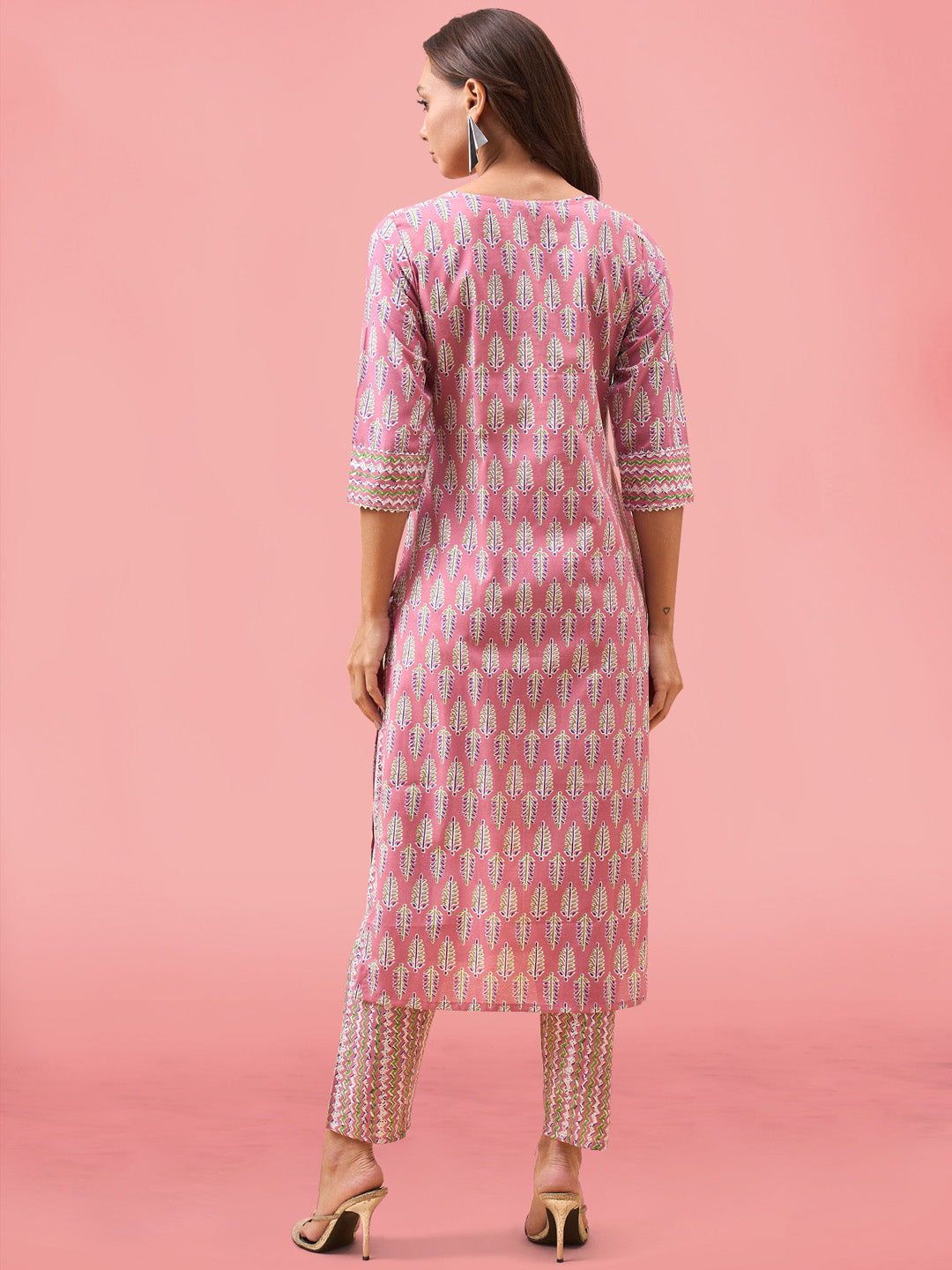 Printed Cotton Kurta Set
