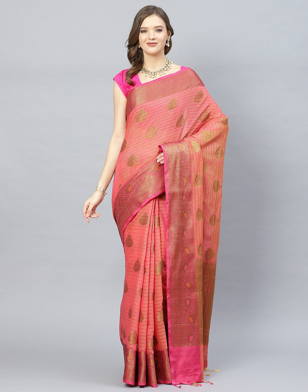 Woven Cotton Saree