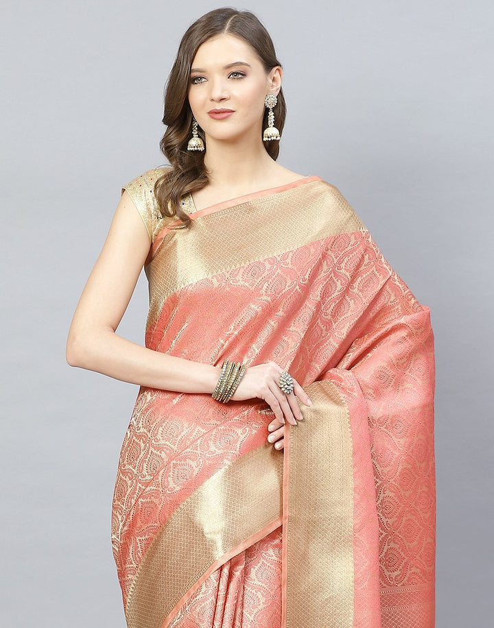 WOVEN BANARASI TISSUE SAREE