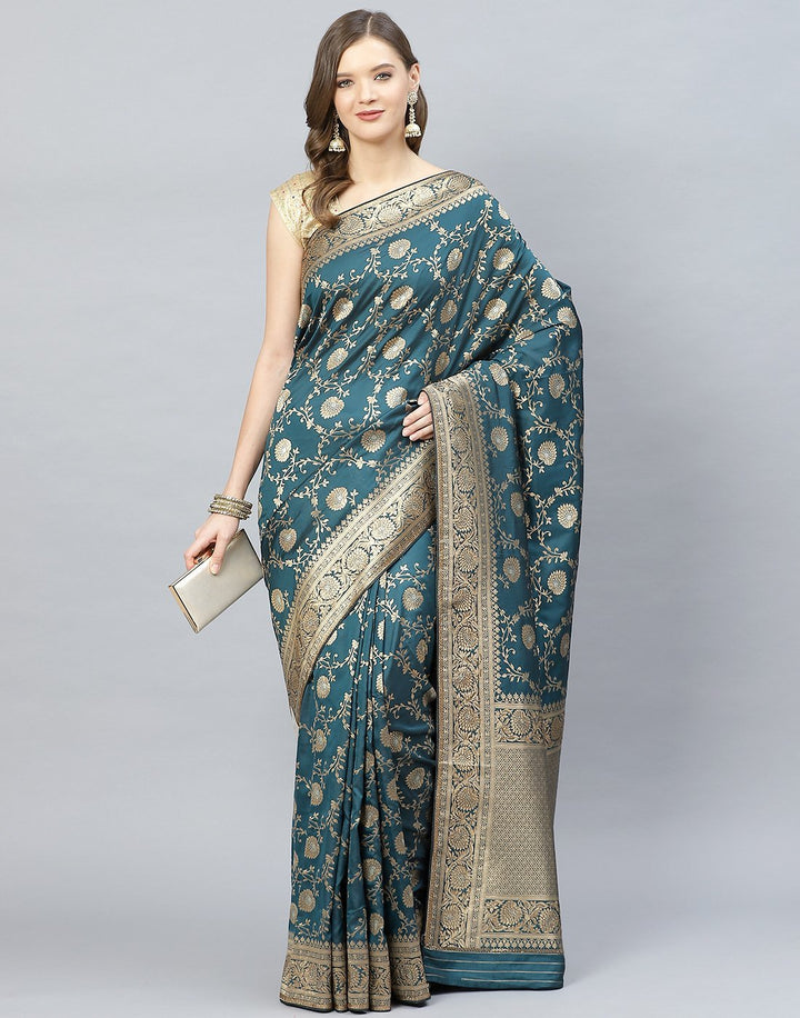 Banarasi Woven Embroidery Saree