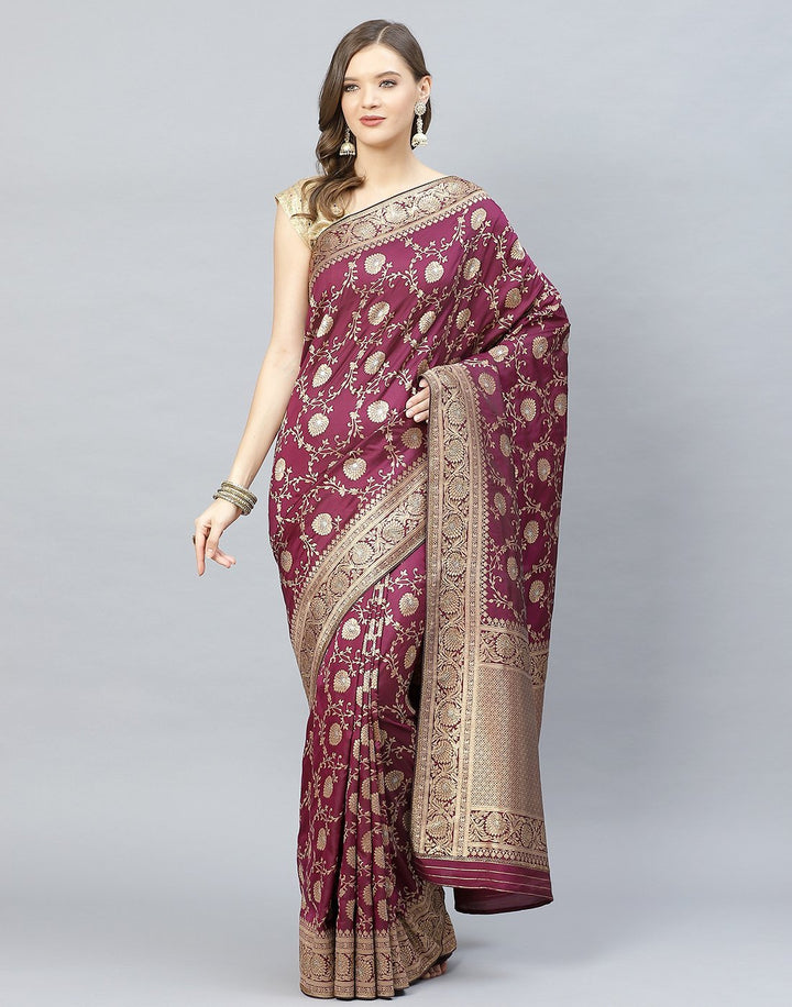 Banarasi Woven Embroidery Saree